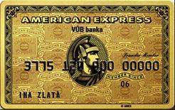 Exkluzívne iba vo VÚB kreditné karty American Express Kreditná platobná karta Blue od American Express 100% zľava z poplatku za vedenie kartového účtu na prvý rok* úverový limit do 9 000 EUR