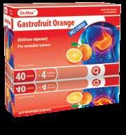 VYBRANÉ produkty vlastní značky s Kartou výhod nyní v akci 3 za cenu 2 Gastrofruit Orange 40 tbl.