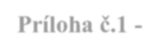 Príloha č.