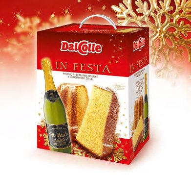 750 ml KOD 342004 Dal Colle vánoční krabice s Panettone Vánoční krabice Dal