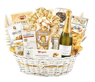1 x balení slaného pečiva Tarallini 100 g 1 xsáček čočky pro štěstí 200 g 1 x balení domácích těstovin ze semolinové mouky 250 g 1 x salám Strolghino vakuum ručně balený 150 g 1 x balení předvařené