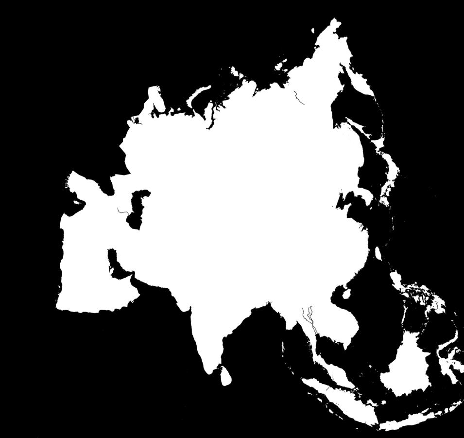 zelená: [] rabský polostrov, [] Malá Ázia, [C] Predná India, [] Zadná India, [E] Japonské ostrovy, [F] Veľké Sundy, [G] Kórejský polostrov, [H] Filipíny, [I] Cyprus. rahmaputra PONEIE H C.