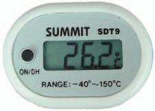 Digitální teplomìry SUMMIT SDT8 a SDT9 SDT-8 Digitální teplomìry Lutron SDT8 a SDT9 umožòují mìøit teplotu v rozsahu -40 C až + 150 C.