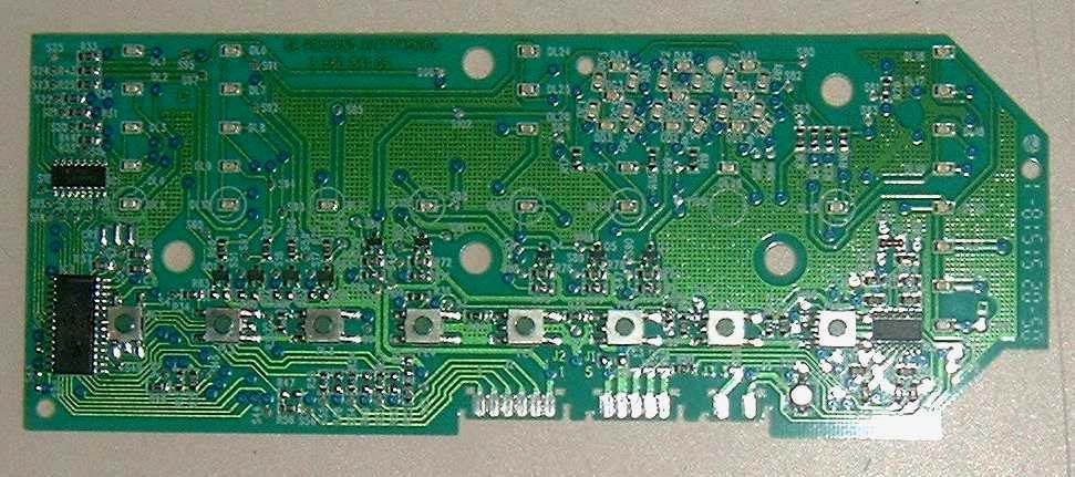 EDR 2000 Zadávací/vyhodnocovací elektronika Mikroprocesor LED