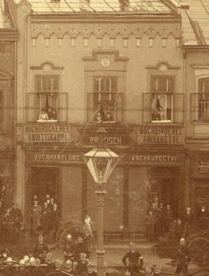 REINHARD PROKISCH ADÉLA HEROLDOVÁ FRANZ WATTOLIK Na základě ustanovení živnostenského řádu, platného od roku 1860 pro celé území rakouského císařství, se tiskařská (a také knihkupecká) živnost řadila