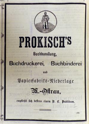 Prvního držitele tiskařské koncese měla Moravská Ostrava sice již od roku 1866 stal se jím zdejší měšťan a obchodník Arnold Gabriel Zuber, který však toto oprávnění nikdy nevyužil.