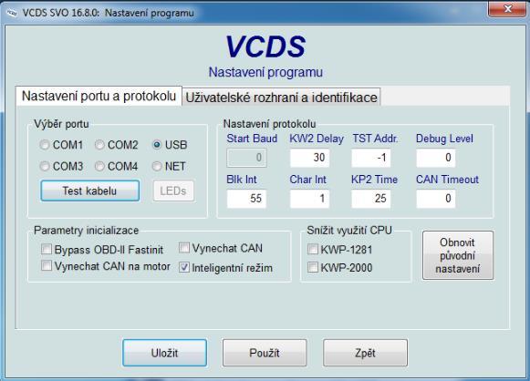Reset servisních intervalů tato funkce slouží ke správě servisních intervalů. Je tedy možné nastavit servisní interval na požadovanou hodnotu. Aplikace nabízí několik funkcí.