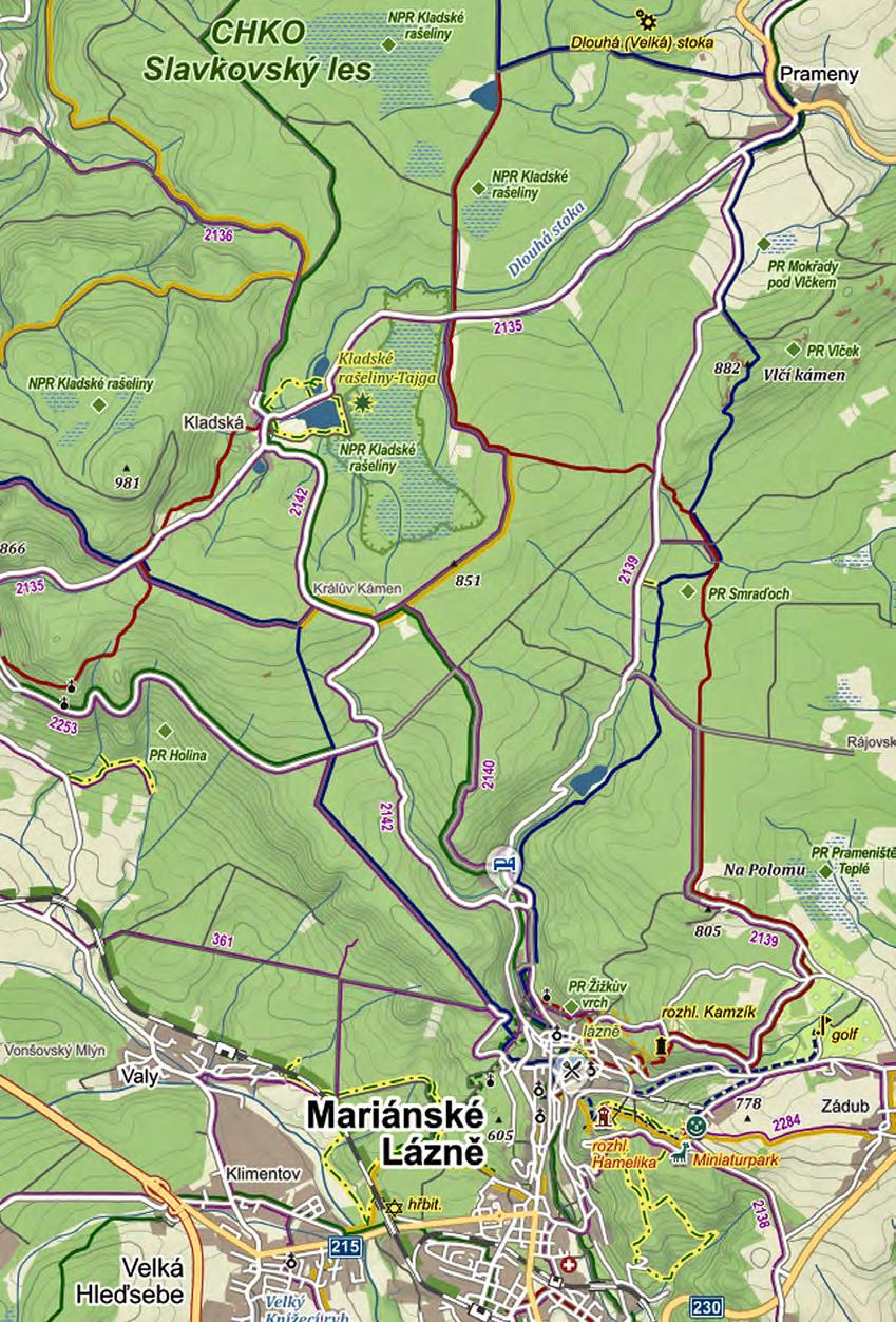 13. Klášter Teplá (24 km) premonstrátský klášter založený roku 1193 českým šlechticem Hroznatou, nově rekonstruovaný s vyhlášenou klášterní knihovnou, druhou největší a nejzachovalejší po Břevnovském