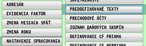 Párovanie nepriradených platieb s agendou platobné karty Označenie nepriradených platieb Označenie nepriradených platieb pri automatickom účtovanie z