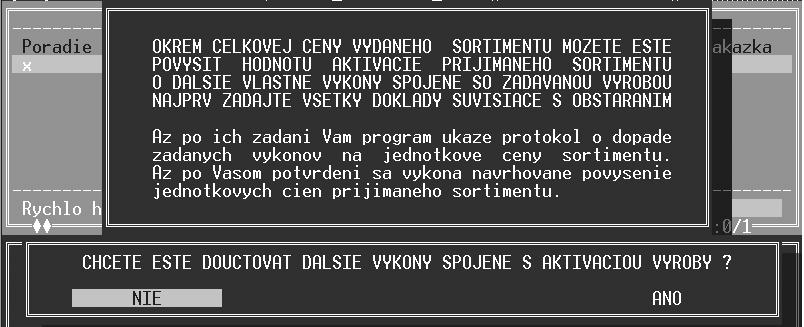 Modul Sklad str. 15 Po vyplnení týchto údajov dostaneme rozpis výrobkov s nenulovým množstvom, ktoré ideme rezať. Určíme množstvo (výdaj) výrobkov určených na rezanie.