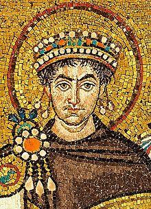 Justinián I. Byzanc snaha udržet si moc proti germánským barbarům a obnovit římské impérium - největší územní rozmach císař Justinián I. za jeho vlády (6.