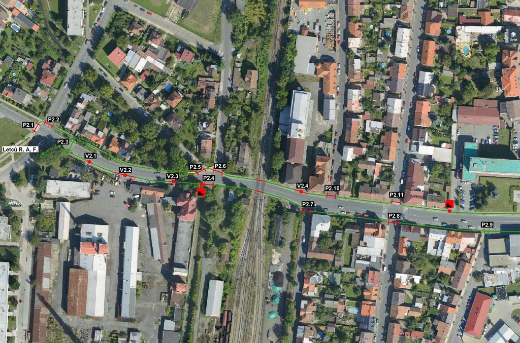 Obrázek 29 Mapové schéma přístupnosti