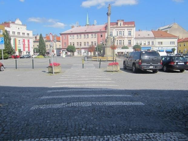 Tabulka 53 Parametry přechodu pro chodce P3.4 Přechod pro chodce: přes Náměstí Přemyslovců P3.