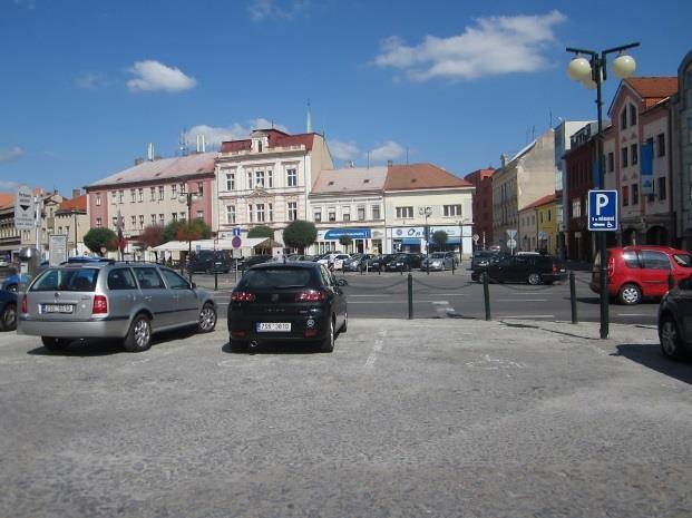 Tabulka 58 Parametry parkoviště PA3.1 Parkoviště: Náměstí Přemyslovců, západní strana PA3.