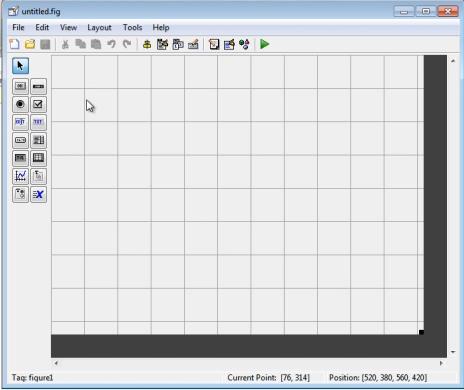 2.5.4 Model s využitím GUI v MathWorks MATLAB GUI neboli grafické uživatelské rozhraní, které poskytuje lehčí ovládání softwarových aplikací pomocí tlačítek a jiných ovládacích prvků, což eliminuje