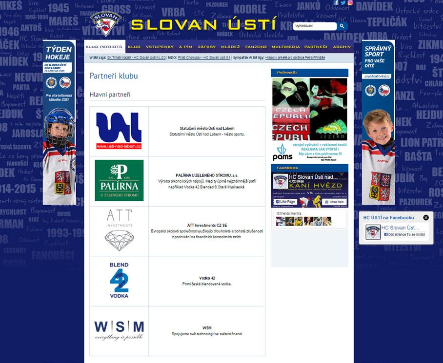 WEB Banner na webu www.slovanusti.