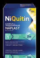 příznaky 529 Kč cena 6-170 Kč V nabídce také NiQuitin Clear 14 mg 7 transdermálních náplastí za 3, NiQuitin Clear 21 mg 7 transdermálních