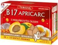 RAKYTNÍČEK multivitaminové želatinky s rakytníkem - příchuť višeň, 70 kusů za 238 Kč 199 Kč. 386,- 299,- 238,- 199,- -16 % B17 APRICARC s meruňkovým olejem 50+10 kapslí 4 účinné složky v 1 kapsli.