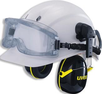 Uzavřené ochranné brýle uvex ultravision faceguard