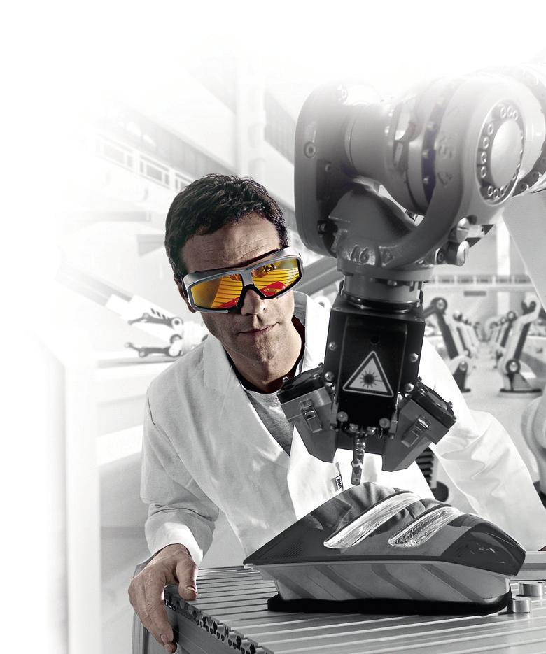 Tato rizika jsou řešena platnými normami (EN 207 a EN 208) a bezpečnostními předpisy (OStrV a TROS Laser) upravujícími ochranu proti laseru, které předepisují používání ochrany zraku proti laseru.
