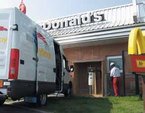 ocelových skladovacích nádob; nepřetržitá dodávka; vyšší bezpečnostní předpisy pro provozovny. Oblast použití HoReCa, hospody, fast food; veřejná pítka a fontánky; potravinářské řetězce.