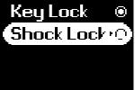 Používání funkce ShockLock během přehrávání hudby Všechny přehrávače s pevným diskem mohou být citlivé na otřesy, což může ovlivnit kvalitu přehrávání hudby během sportovních aktivit.