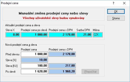 Tisk prodejky Tisk prodejky je možné tisknout automaticky po uložení dokladu. Není tedy nutné ručně tisk vyvolávat. Nastavení se provádí v terminálu v menu Nástroje / Možnosti na záložce Obecné.