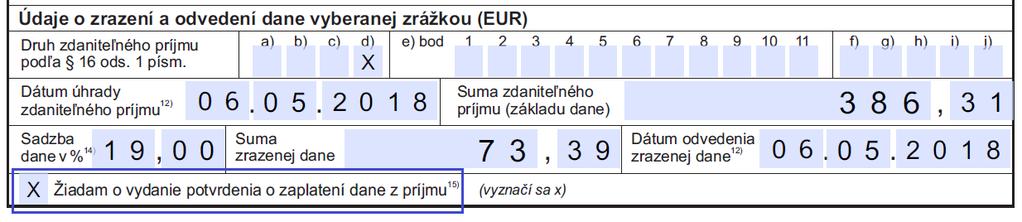 2 Generátory bankových operácií pre 19% a 35% zrážkovú daň Pre potreby spracovania platieb príkazu na úhradu boli do systému doplnené generátory bankových operácií Daň zrážková 19% a Daň zrážková 35%.