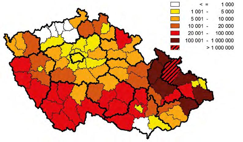 svazek 21/2018 Zpravodaj ochrany lesa vůbec nezpracovaných polomů především po orkánu Kyrill ve spojení s příznivým počasím pro vývoj podkorního hmyzu, častými přísušky sužované území severní a