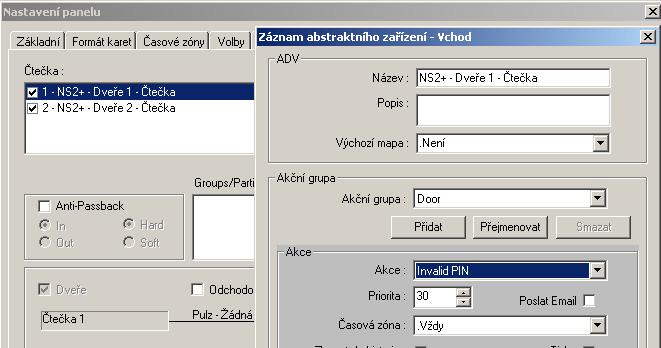 ano ano Záznam do historie 80-99 ne ne ano Zobrazení alarmů Chcete-li, aby byl při detekování příslušné aktivity