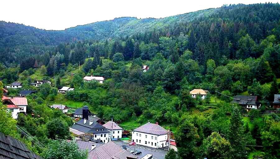 Špania dolina Pohľad