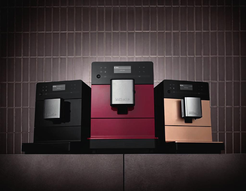 Zde najdete perfektní kávovary vždy v té nejlepší kvalitě. CM6 Model CM6 s ovládáním DirectSensor Vás osloví jazykem elementárních tvarů. Impozantní design je zvýrazněn barevnými konturami.