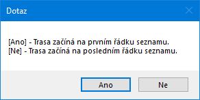 Automatický magnet : Automatický magnet načte všechny body výškopisu v pořadí jak byly načteny z textového souboru.