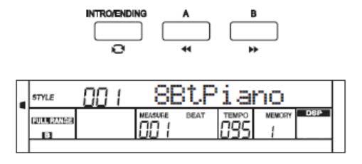 Sekce doprovodu K dispozici je několik různých typů sekcí doprovodu. Jsou to Intro, Main [A, B], Fill In [A, B] a Ending. Jejich změnou během hry můžete dodat dynamické prvky vaší hře.