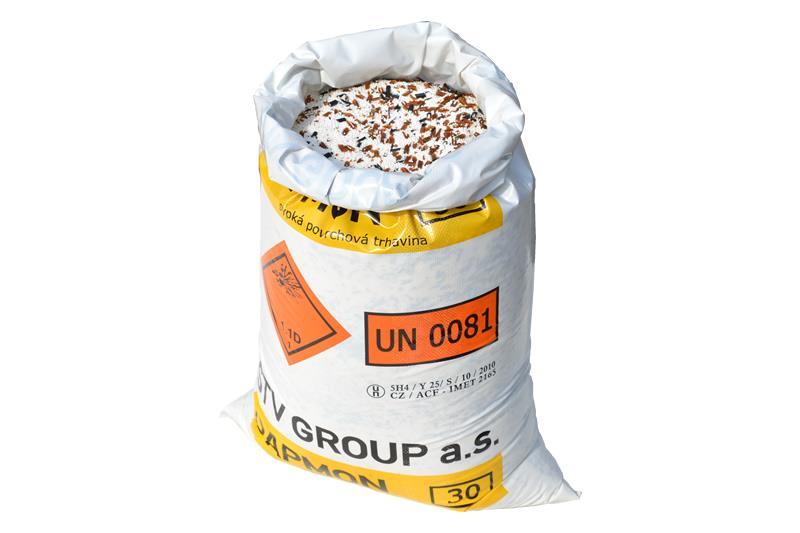 V roce 2012 byl největší odbyt sypké povrchové trhaviny DAPMON 30, jež se používá v suchých a vlhkých vývrtech.