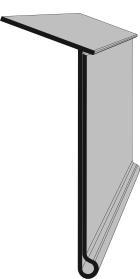 profila S prozornim samolepilnim trakom 12mm: 2,45