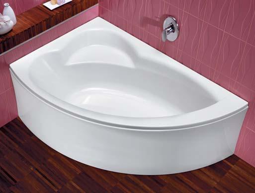 symetrické vany VNY Elipso 140 x 100 x 44 cm,