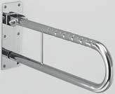 Příslušenství pro tělesně postižené série Funktion Sklopné madlo k WC 85 cm délka (rozteč): 850 mm celková délka: 870 mm výška (rozteč): 153 mm průměr: 32 mm nerezová ocel K dodání i v