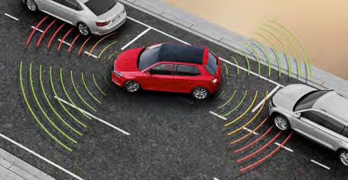 Bezpečnosť FRONT ASSIST Tento asistenčný systém slúži na monitorovanie vzdialenosti od automobilu pred