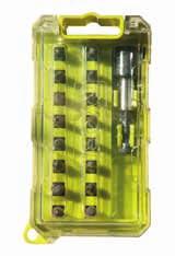 mm šroubovací bit: PH1 / PH2 / PH3 / PZ1 / PZ2 / PZ3 / SL4.5 / SL5.5 / SL6.