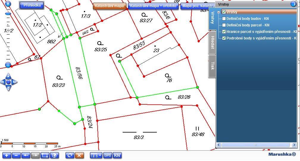 NAHLÍŽENÍ DO KATASTÁLNÍCH MAP Geodetické práce v katastru. Geometrický plán (Zák. 256/2013 Sb.