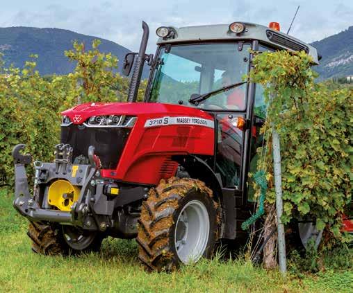09 S Speciální verze Moderní vinohrady mají vysoké výnosy z vysoce výnosných odrůd, proto potřebujete traktor, který je kompaktní, a přitom