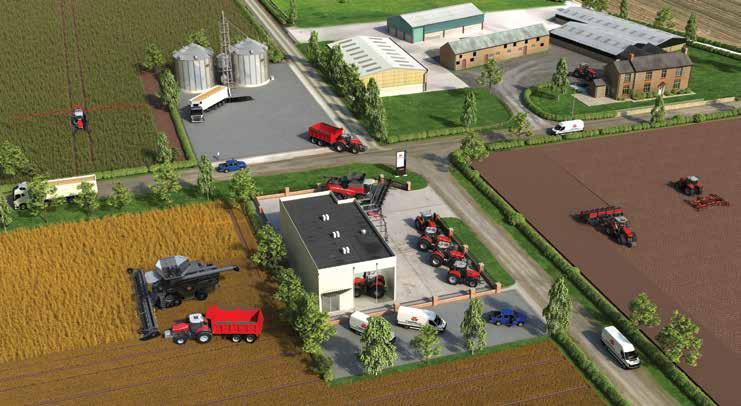 33 Propojené zemědělství od Massey Ferguson OD MASSEY FERGUSON Technologická řešení použitá na traktoru MF 7700 S i mimo něj jasně ukazují směr Ošetřování porostů a aplikace živin Sušení,