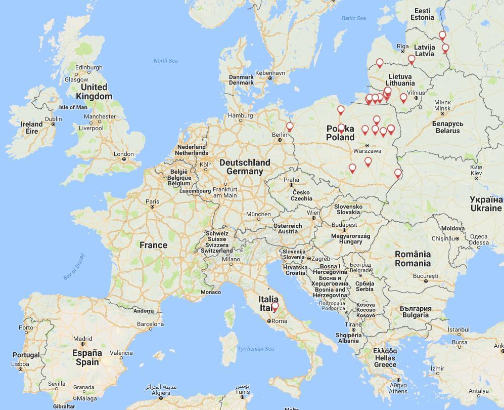 Celkem 45 LT 21 PL 17 LV 6 IT 1 Poslední případ 8.12.