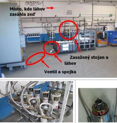 Plnění lahví medicinálním kyslíkem
