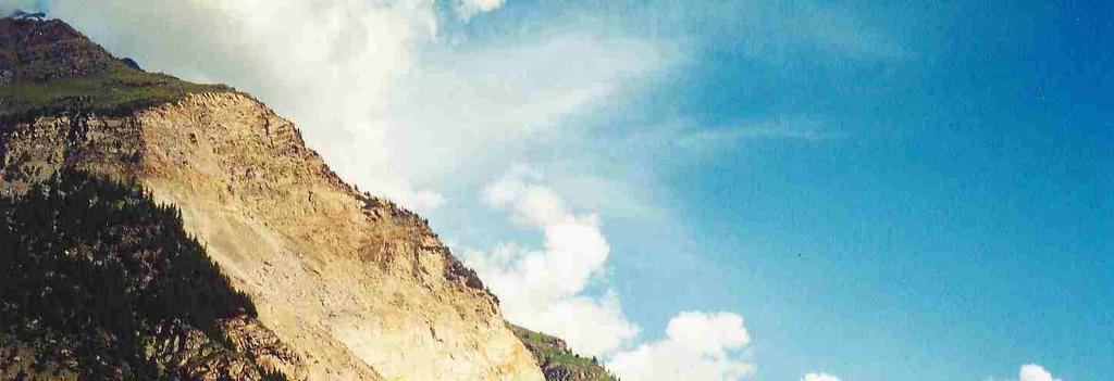 20) ROCK FALL PART OF ROCK