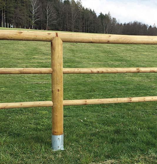 12 1 Palisády Dřevěná a půlpalisády zábradlí vhodné zejména na ohrazení