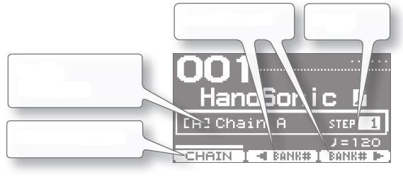 Řetězení sad Funkce Kit Chain umožňuje postupně přepínat sady v zadaném pořadí, dle potřeby pro songy vašeho zábavného pořadu.