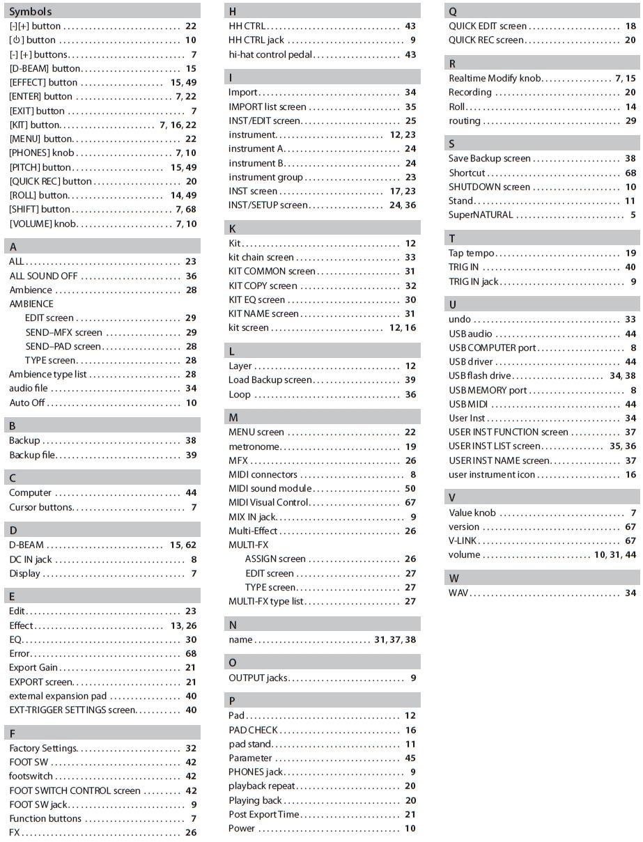 76 Index