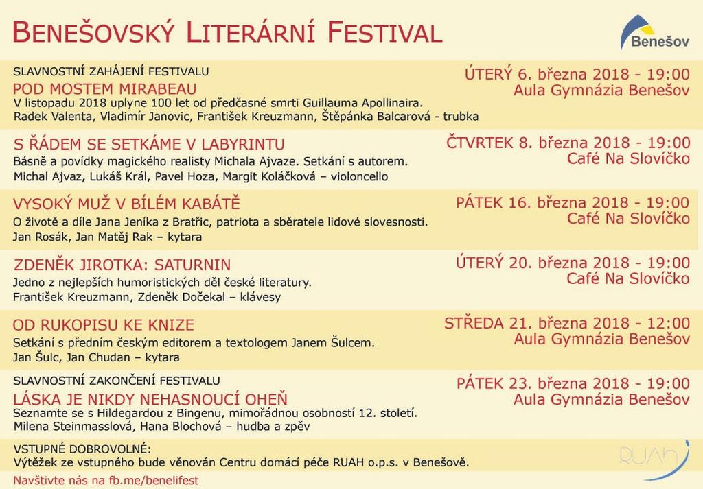 Benešovské radniční listy číslo 3/2018 www.benesov-city.cz www.kicbenesov.